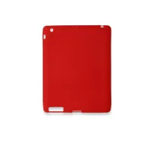 Apple iPad 4 9.7 Kılıf Evo Tablet Silikon - Kırmızı
