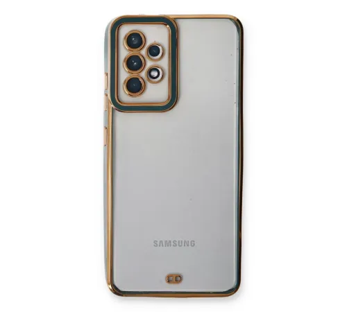 Samsung Galaxy A53 5G Kılıf Liva Lens Silikon - Yeşil