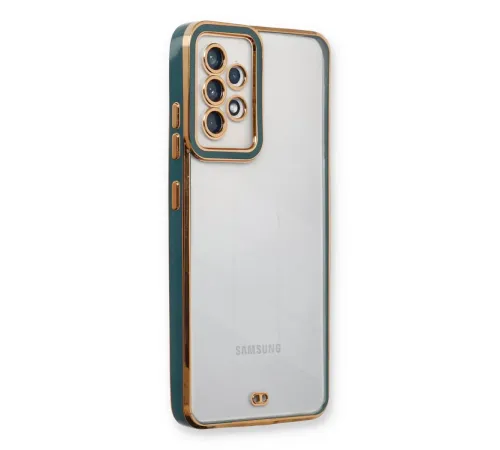 Samsung Galaxy A53 5G Kılıf Liva Lens Silikon - Yeşil