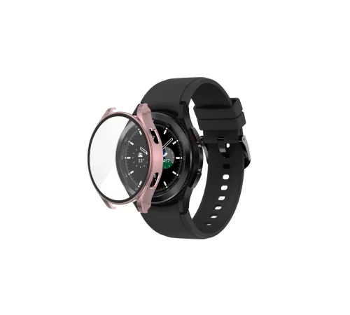 Watch 5 44mm Wall Camlı Kasa Ekran Koruyucu - Rose Gold
