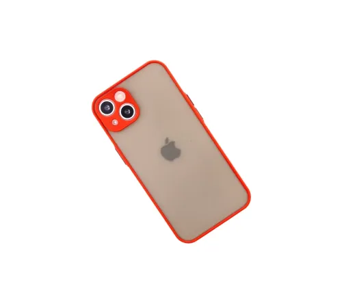 Apple iPhone 14 Kılıf Montreal Silikon Kapak - Kırmızı