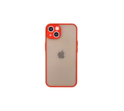 Apple iPhone 14 Kılıf Montreal Silikon Kapak - Kırmızı