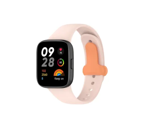 Xiaomi Redmi Watch 3 Origin Silikon Kordon - Pudra