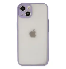 Apple iPhone 14 Kılıf Montreal Silikon Kapak - Mor