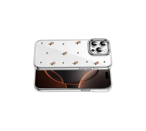 Apple iPhone 16 Pro Fiyonk Desenli Kapak - Desen 6