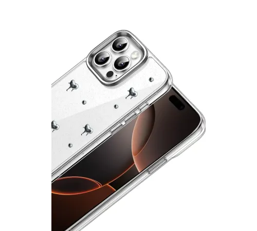Apple iPhone 16 Pro Max Fiyonk Desenli Kapak - Desen 1