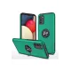 Samsung Galaxy A02S Kılıf Elit Yüzüklü Kapak - Yeşil