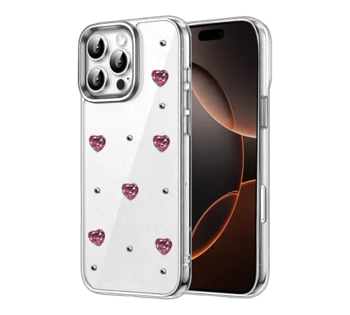 Apple iPhone 16 Pro Max Fiyonk Desenli Kapak - Desen 3