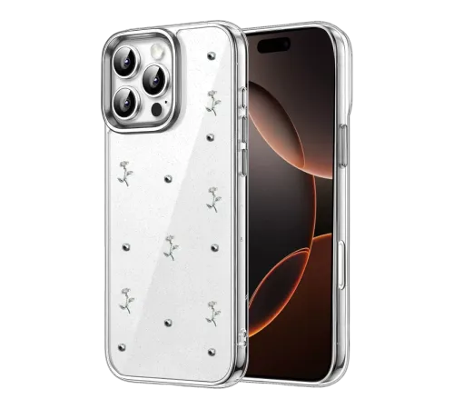 Apple iPhone 16 Pro Max Fiyonk Desenli Kapak - Desen 4