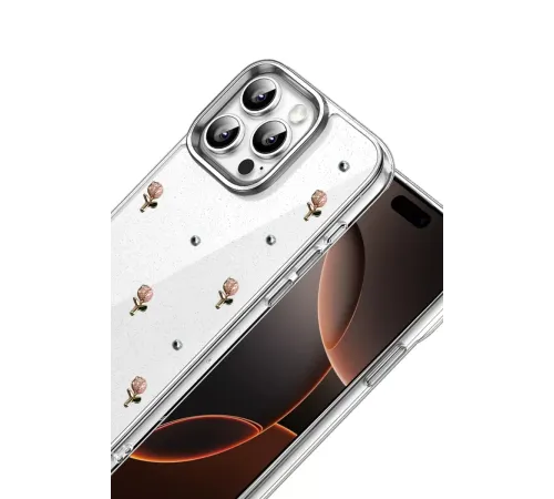 Apple iPhone 16 Pro Max Fiyonk Desenli Kapak - Desen 6