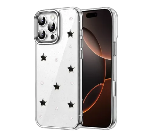 Apple iPhone 16 Pro Max Fiyonk Desenli Kapak - Desen 7