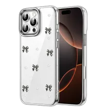 Apple iPhone 16 Pro Max Fiyonk Desenli Kapak - Desen 8