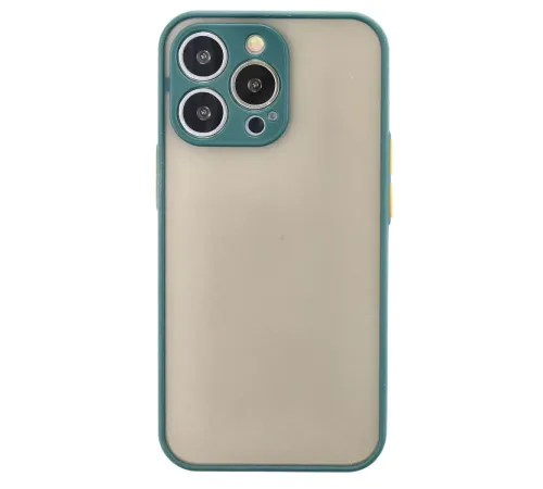 Apple iPhone 14 Pro Kılıf Montreal Silikon Kapak - Yeşil