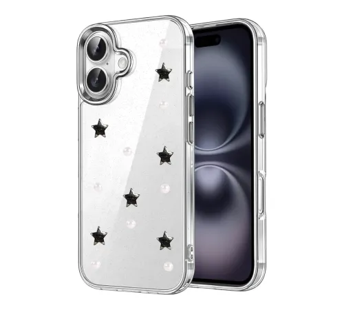 Apple iPhone 16 Plus Fiyonk Desenli Kapak - Desen 7