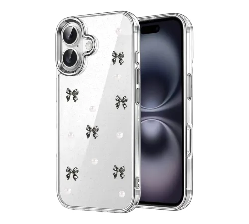 Apple iPhone 16 Plus Fiyonk Desenli Kapak - Desen 8