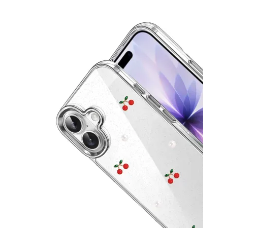 Apple iPhone 16 Plus Fiyonk Desenli Kapak - Desen 9