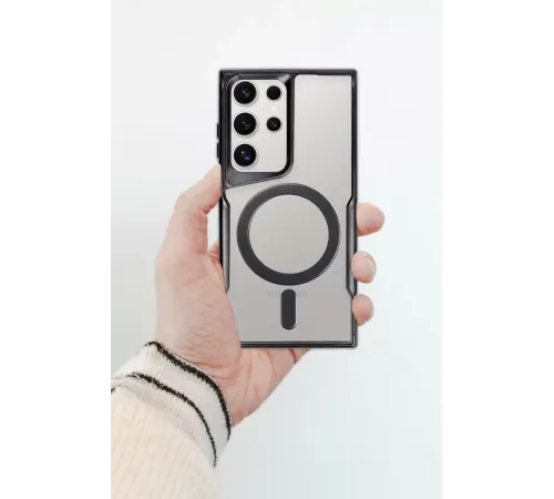 Samsung Galaxy S24 Ultra Kılıf Boyi Magsafe Silikon Kapak - Yeşil