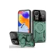 Xiaomi Redmi Note 11 Pro Kılıf Joy Lens Standlı Kapak - Koyu Yeşil