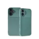 Apple iPhone 16 Kılıf Auto Focus Karbon Kapak - Koyu Yeşil