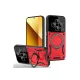 Xiaomi Redmi 14C Kılıf Joy Lens Standlı Kapak - Kırmızı