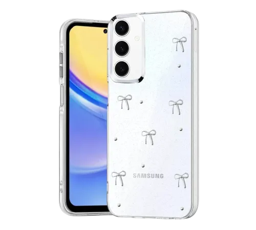 Samsung Galaxy A35 5G Fiyonk Desenli Kapak - Desen 1
