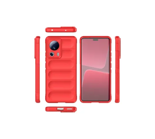 Xiaomi Mi 13 Lite Kılıf Optimum Silikon - Kırmızı