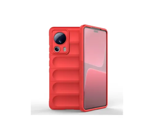 Xiaomi Mi 13 Lite Kılıf Optimum Silikon - Kırmızı