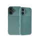 Apple iPhone 16 Plus Kılıf Auto Focus Karbon Kapak - Koyu Yeşil