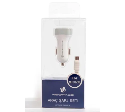 C17 Micro USB 2.1A Araç Şarjı