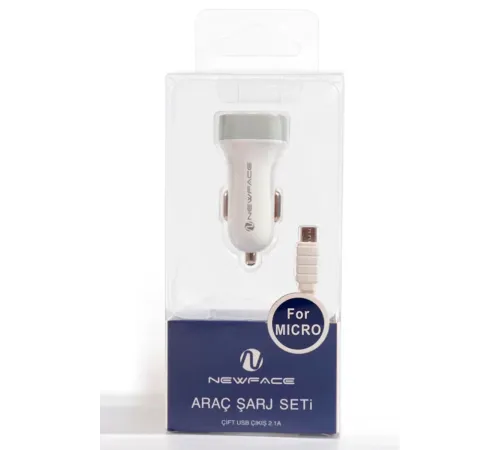 C17 Micro USB 2.1A Araç Şarjı