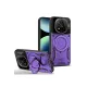 Xiaomi Redmi Note 14 Pro 4G Kılıf Joy Lens Standlı Kapak - Mor