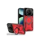 Xiaomi Redmi Note 14 Pro 5G Kılıf Joy Lens Standlı Kapak - Kırmızı