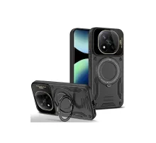 Xiaomi Redmi Note 14 Pro Plus Kılıf Joy Lens Standlı Kapak - Siyah