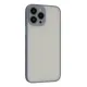 Apple iPhone 14 Pro Max Kılıf Montreal Silikon Kapak - Gri