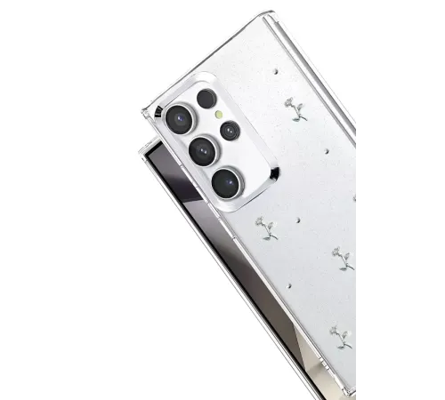 Samsung Galaxy S24 Ultra Fiyonk Desenli Kapak - Desen 4