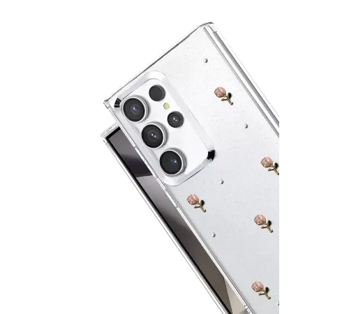 Samsung Galaxy S24 Ultra Fiyonk Desenli Kapak - Desen 6