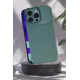 Apple iPhone 16 Pro Max Kılıf Auto Focus Karbon Kapak - Lacivert