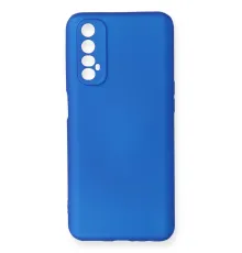 Realme 7 Kılıf First Silikon - Mavi