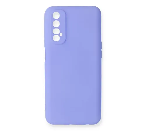 Realme 7 Kılıf First Silikon - Lila