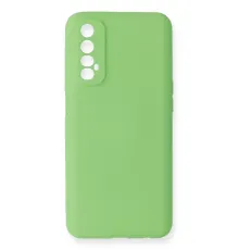 Realme 7 Kılıf First Silikon - Yeşil