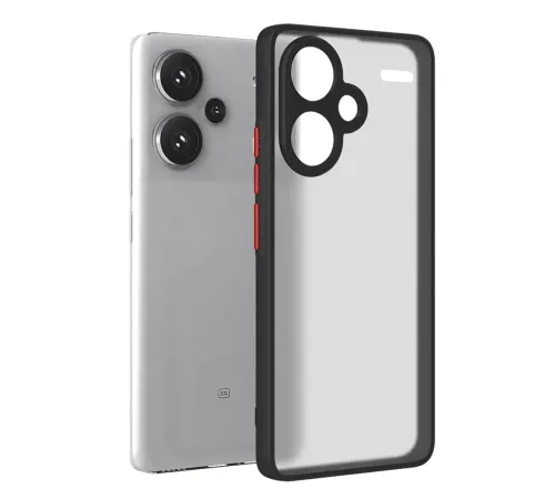 Xiaomi Redmi Note 13 Pro Plus Kılıf Montreal Silikon Kapak - Siyah