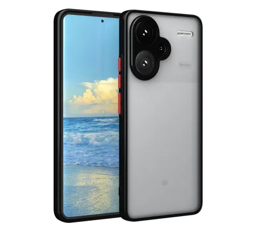 Xiaomi Redmi Note 13 Pro Plus Kılıf Montreal Silikon Kapak - Siyah