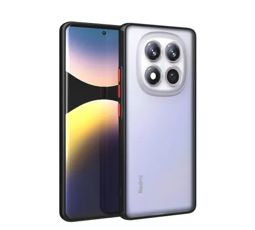Xiaomi Redmi Note 14 Pro 5G Kılıf Montreal Silikon Kapak - Siyah