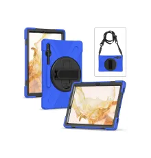 Samsung Galaxy T737 Tab S7 FE 12.4 Kılıf Amazing Tablet Kapak - Mavi