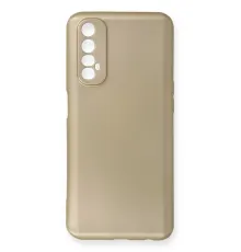 Realme 7 Kılıf First Silikon - Gold