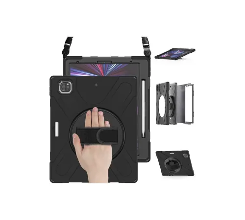 Apple iPad Pro 12.9 (2020) Kılıf Amazing Tablet Kapak - Siyah