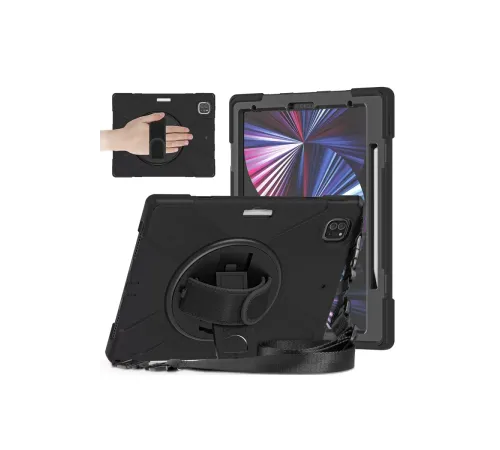 Apple iPad Pro 12.9 (2020) Kılıf Amazing Tablet Kapak - Siyah