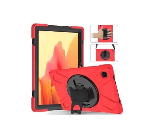 Samsung Galaxy T220 Tab A7 Lite 8.7 Kılıf Amazing Tablet Kapak - Kırmızı