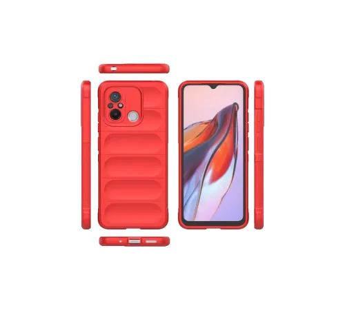 Xiaomi Redmi 12C Kılıf Optimum Silikon - Kırmızı