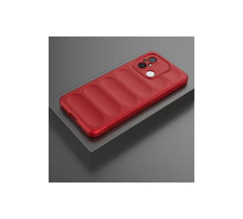Xiaomi Redmi 12C Kılıf Optimum Silikon - Kırmızı
